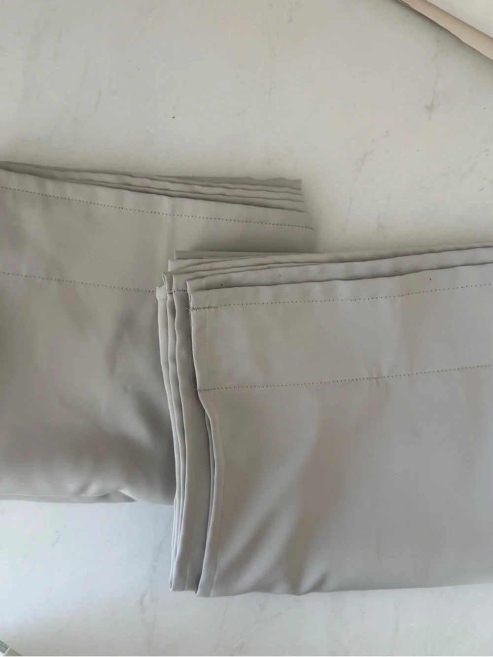 IKEA MAJGULL Light Gray Room Darkening Curtains 57x98" - Picture 2 of 5
